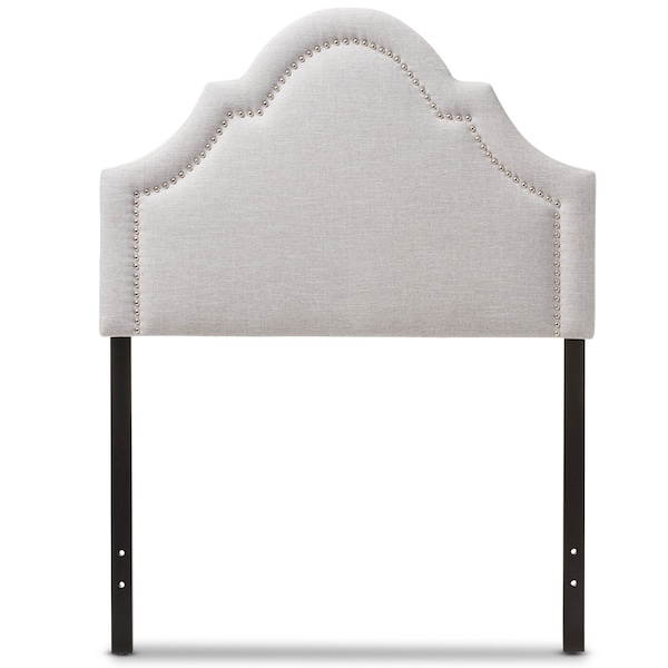 Baxton Studio Rita Modern Grayish Beige Upholstered Twin Size Headboard 125-6985 - main